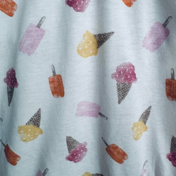 Chick Pea 2 Piece Set Rompers Summer Pink/Ice Cream Cones Size 3-6 Months NWT - Picture 10 of 15